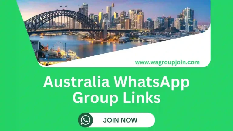 Australia WhatsApp Group Links