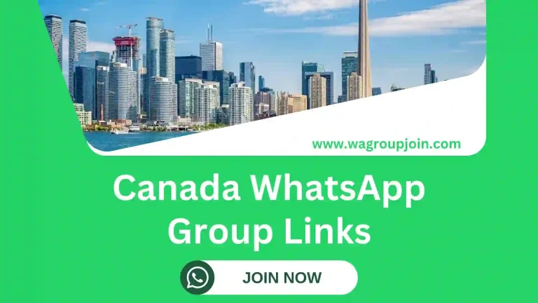 Canada WhatsApp Group Links