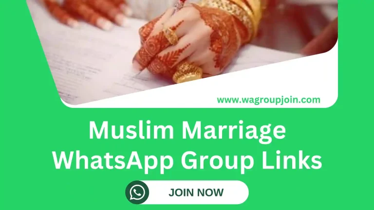 Muslim Marriage WhatsApp Group Links