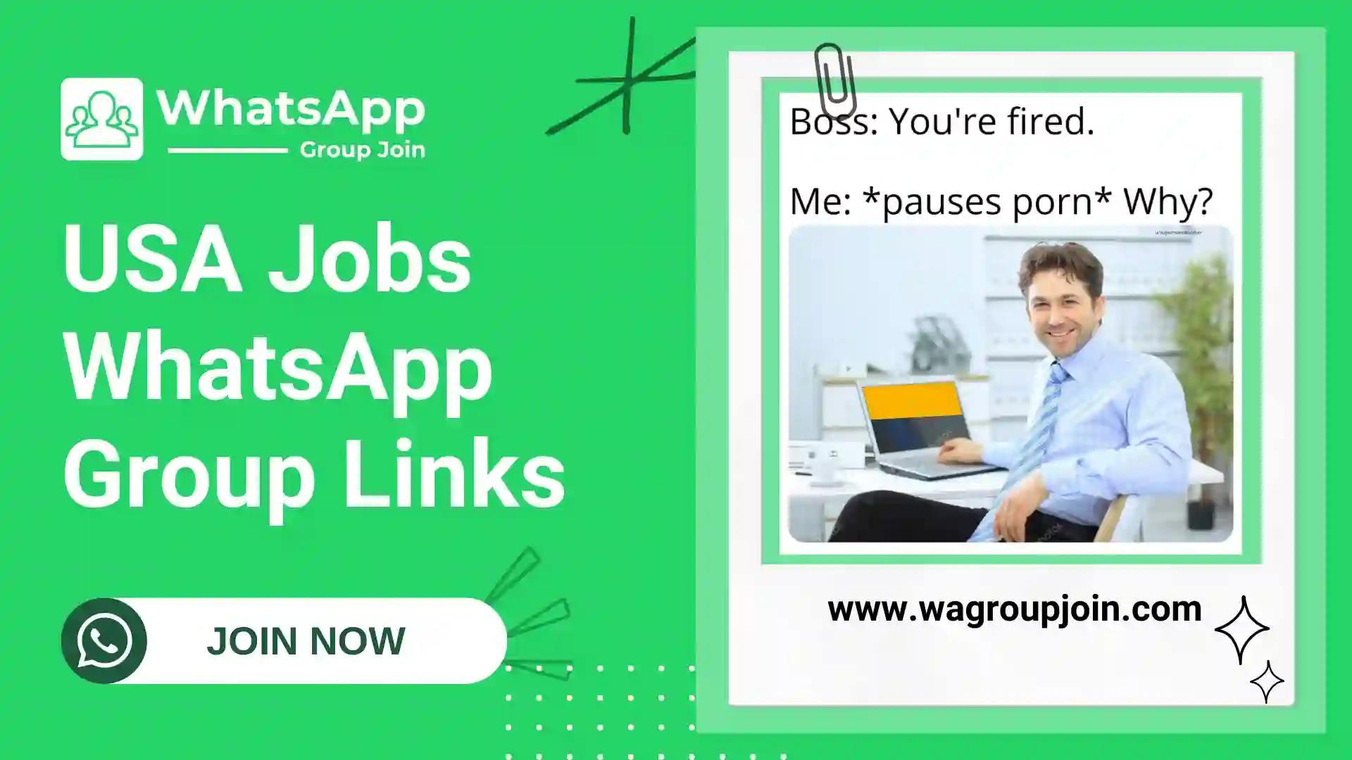 USA Jobs WhatsApp Group Links