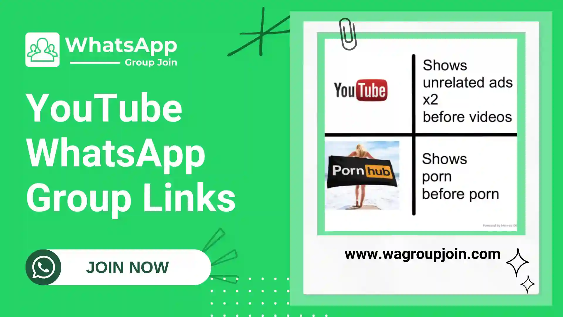 YouTube WhatsApp Group Links